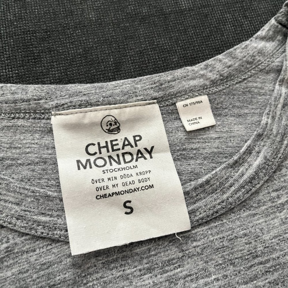 Cheap Monday Grey Standard Shell T (S) - Picture 2 of 4